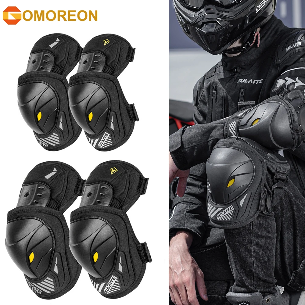 Mountain Biking Knee Pads - GOMOREON زوج واحد من واقيات الركبة
