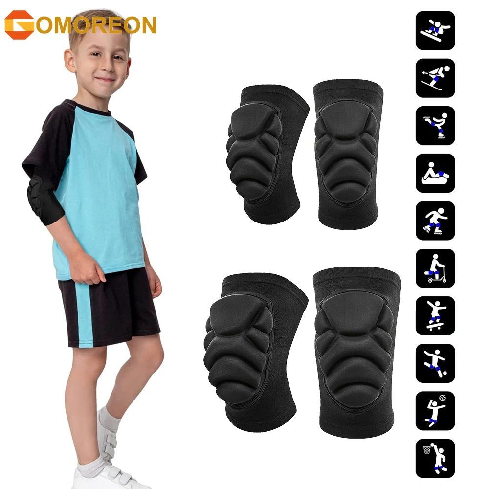 Mountain Biking Knee Pads - وسادات الركبة والكوع للأطفال على شكل
