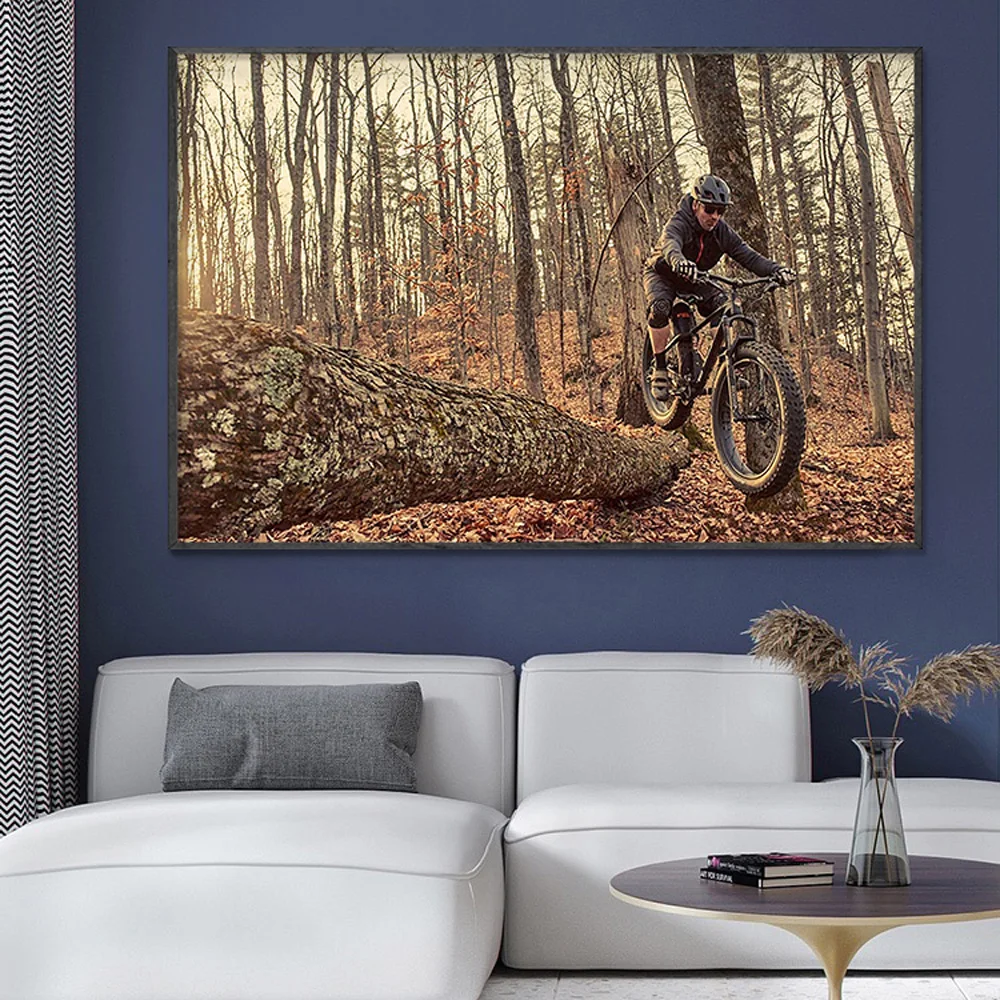 Mountain Biking Movies - SP082 ملصق حائط من القماش الحريري