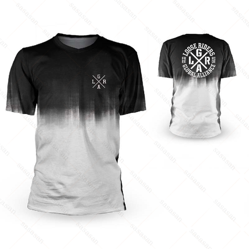 Mountain Biking Shirts - موتوكروس فضفاضة الدراجين قصيرة الأكمام جيرسي