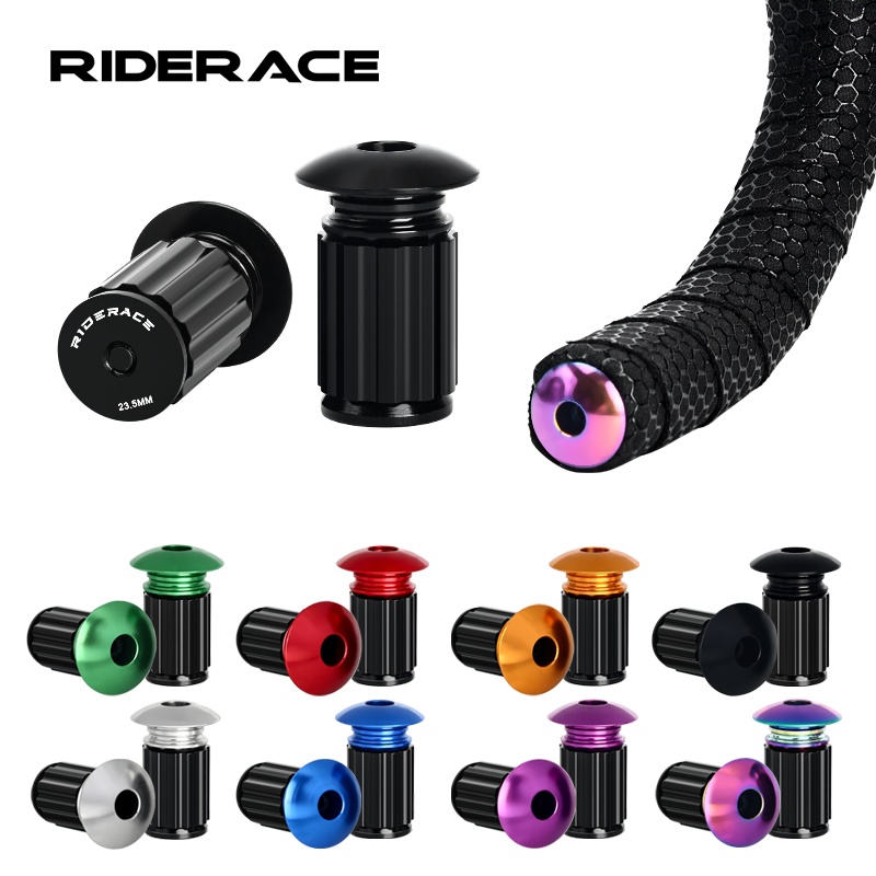 Mountain Biking Hat - RIDERACE دراجة المقود نهاية المقابس سبائك
