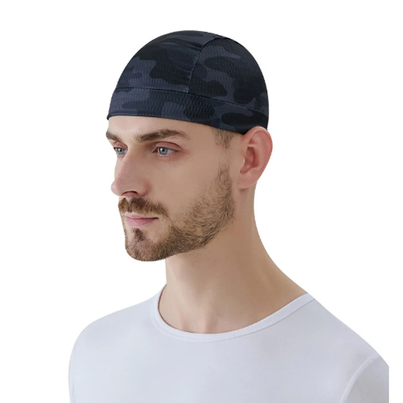 Mountain Biking Hat - دراجة نارية الحرير الجليد تنفس قبعة