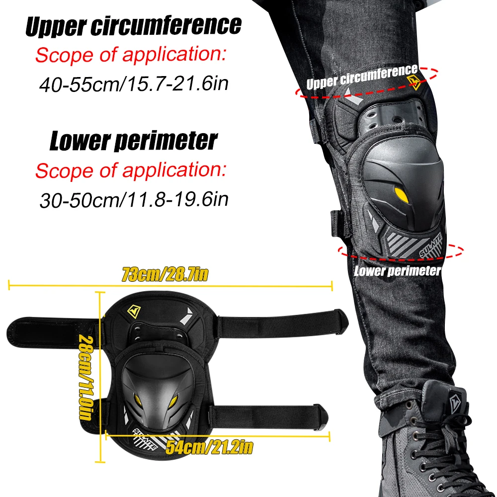 GOMOREON زوج واحد من واقيات ال - مراجعة Mountain Biking Knee Pads وسعره