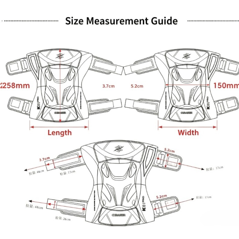 قطعتان من واقيات الركبة للدراج - مراجعة Mountain Biking Knee Pads وسعره