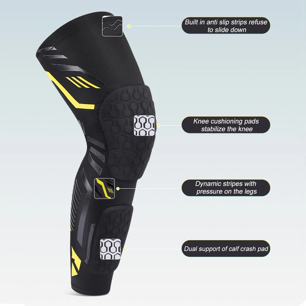 قطعة واحدة من أكمام ضغط الركبة - مراجعة Mountain Biking Knee Pads وسعره