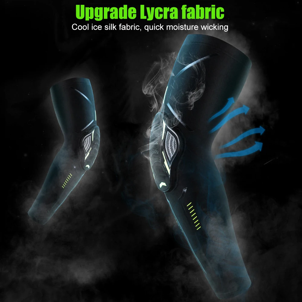1 قطعة منصات الذراع الكوع كم ا - مراجعة Mountain Biking Knee Pads وسعره