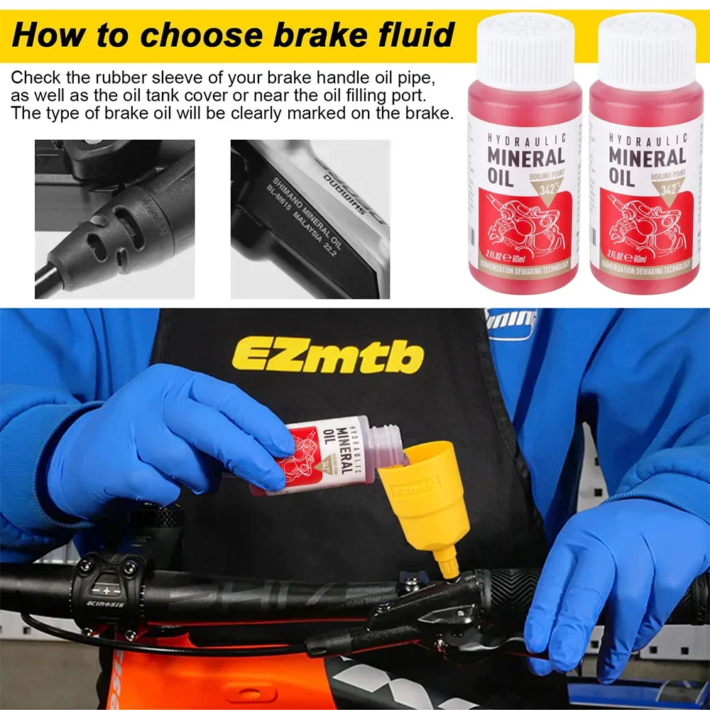 دراجة الفرامل الزيوت المعدنية  - مراجعة Hydraulic Brake Bleed وسعره