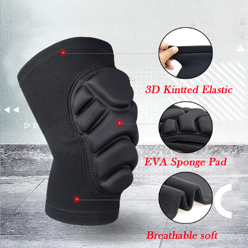 1 زوج تنفس الجبلية الركبة حامي - مراجعة Mountain Biking Knee Pads وسعره