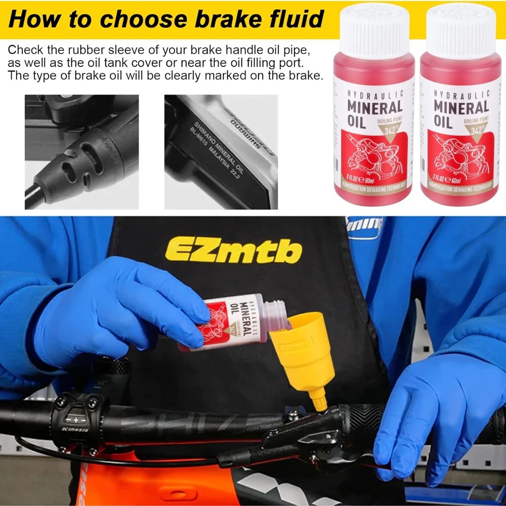 دراجة الفرامل الزيوت المعدنية  - مراجعة Hydraulic Brake Bleed وسعره
