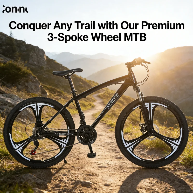 دراجة جبلية سوداء مقاس 24 بوصة - مراجعة Mountain Biking Gear وسعره